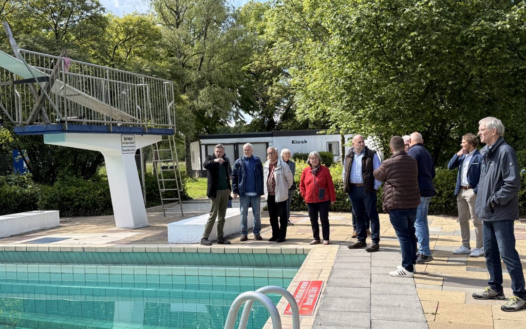 Ehrenamtstour führt CDU zum Förderverein ins Freibad Voerde