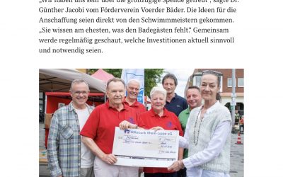 Stadt- / Vereinsfest in Voerde mit Fokus aufs Ehrenamt: Förderverein ist dabei.